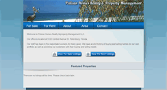 Desktop Screenshot of pelicanhomesrealty.com